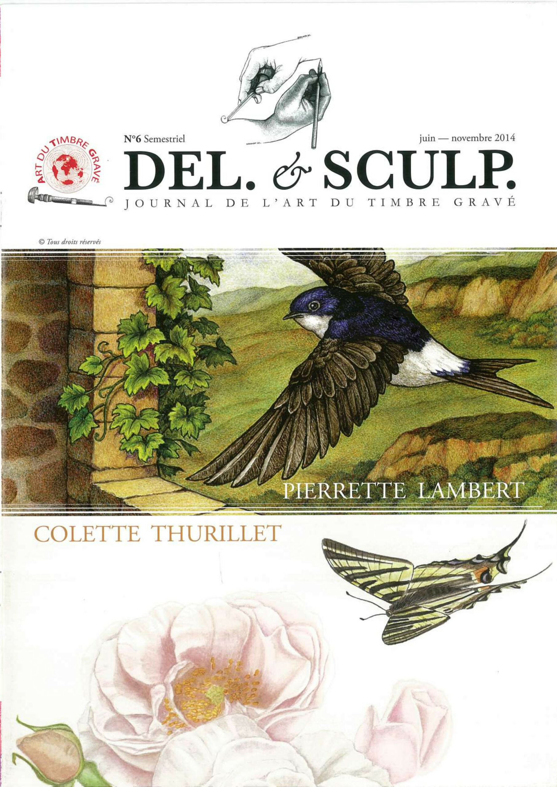 Parution de la revue « Del. & Sculp » n° 6 en juin 2014