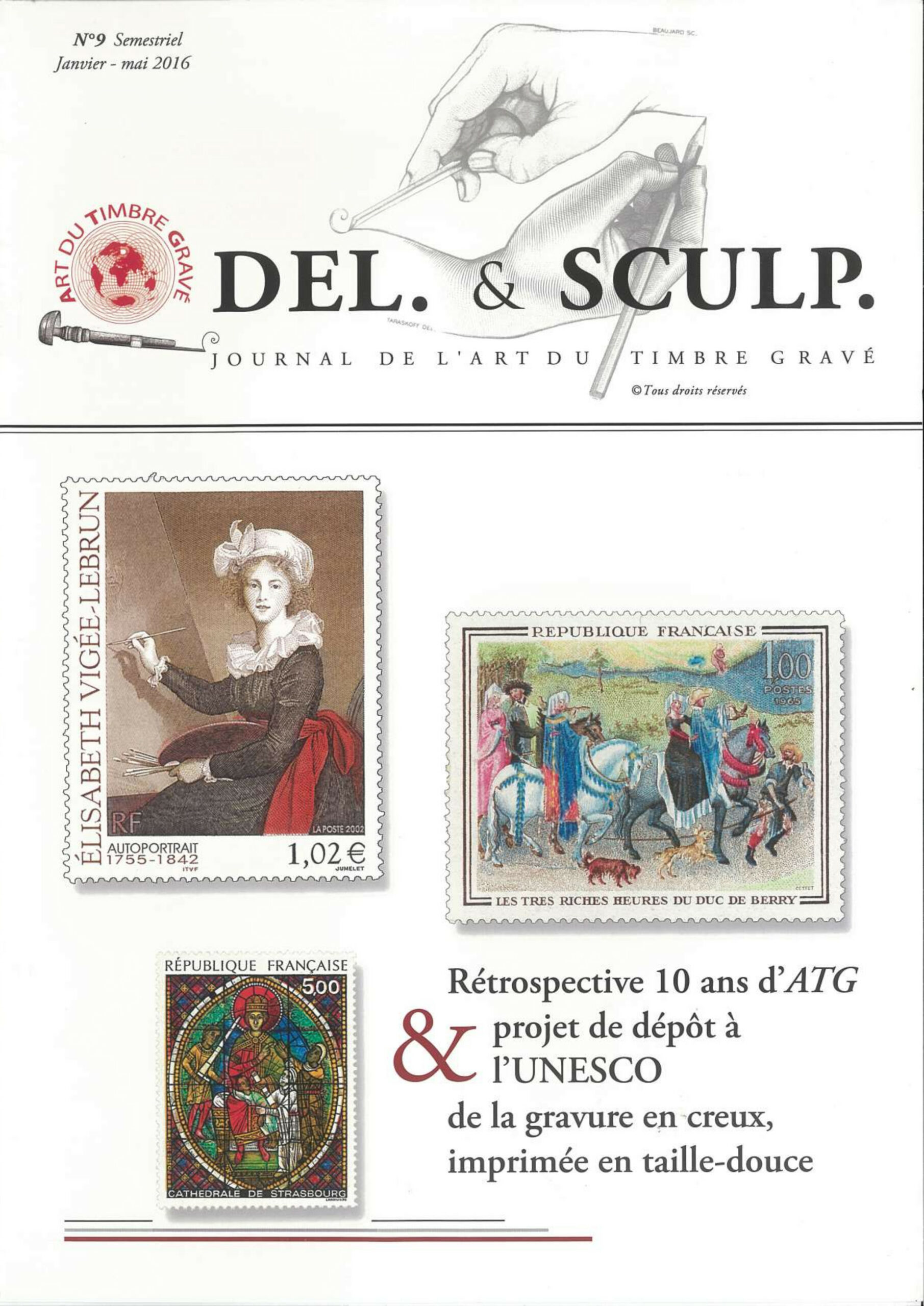 Del. & Sculp. N° 9 janvier 2016 – mai 2016