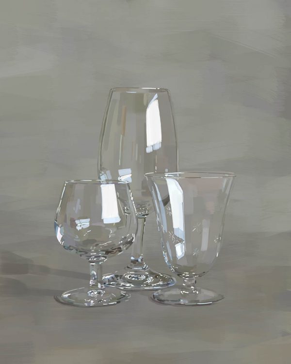 Pierre-André Cousin, Transparence, peinture digitalisée (© PA. Cousin)