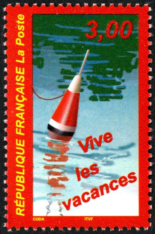 France. Vive les vacances, 1999 (création de Guy Coda, impression héliogravure) (© La Poste / G. Coda)