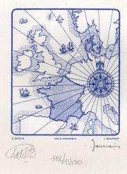 L'Europe, gravure n° 16 - 2013 (dessin : Catelin Elsa et gravure : Boursier Louis)