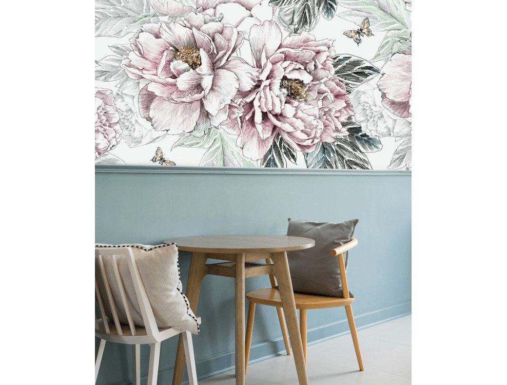 Création d’un papier peint par Florence Gendre