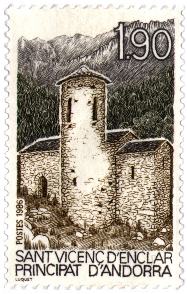 Sant Vicenç d'Enclar, Principauté d'Andorre, 1986