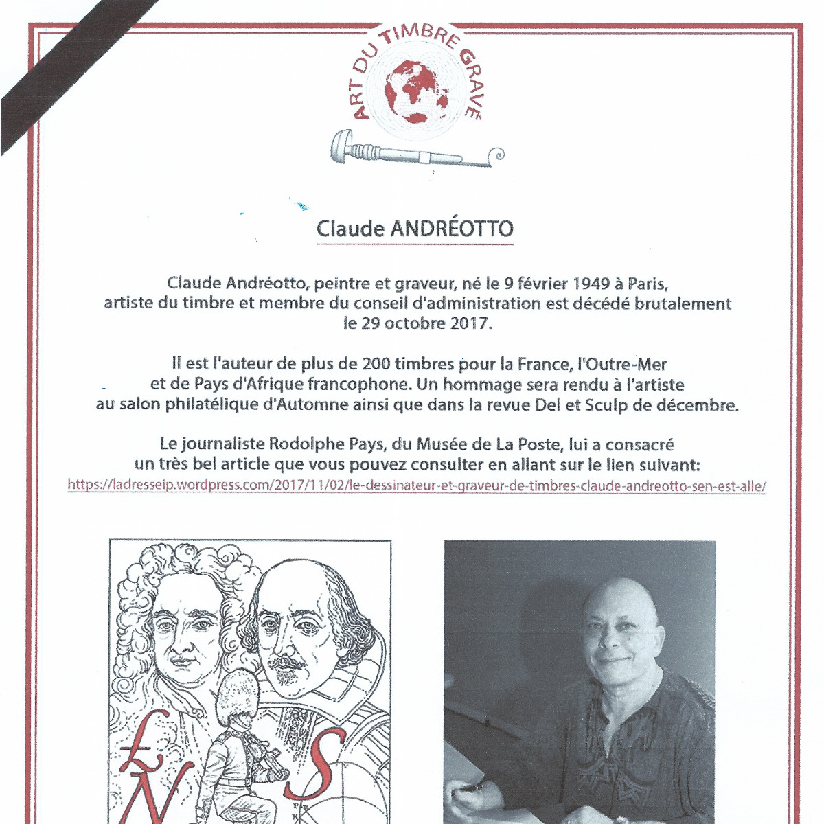 La lettre « ATG Actualités » n° 7 de novembre 2017 est parue