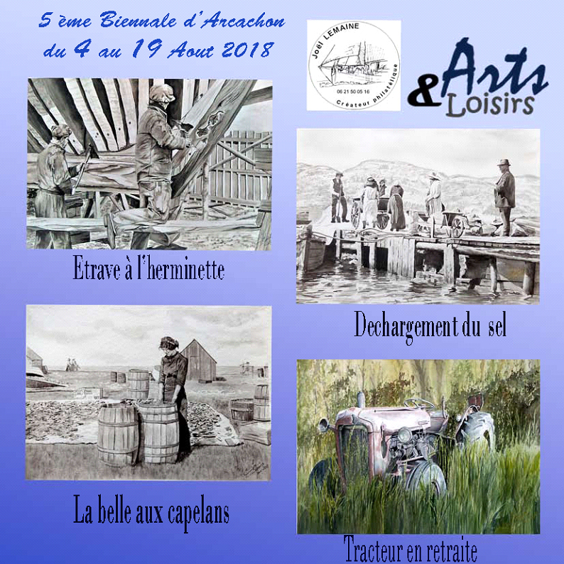Exposition d’aquarelles de Joël Lemaine à Arcachon