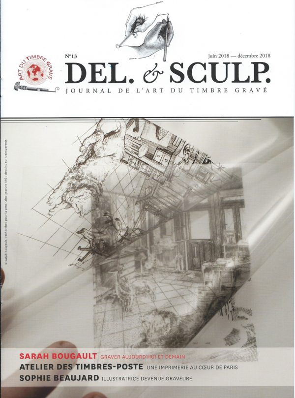 Revue Del et Sculp, n° 13, juin /décembre 2018, page de couverture.