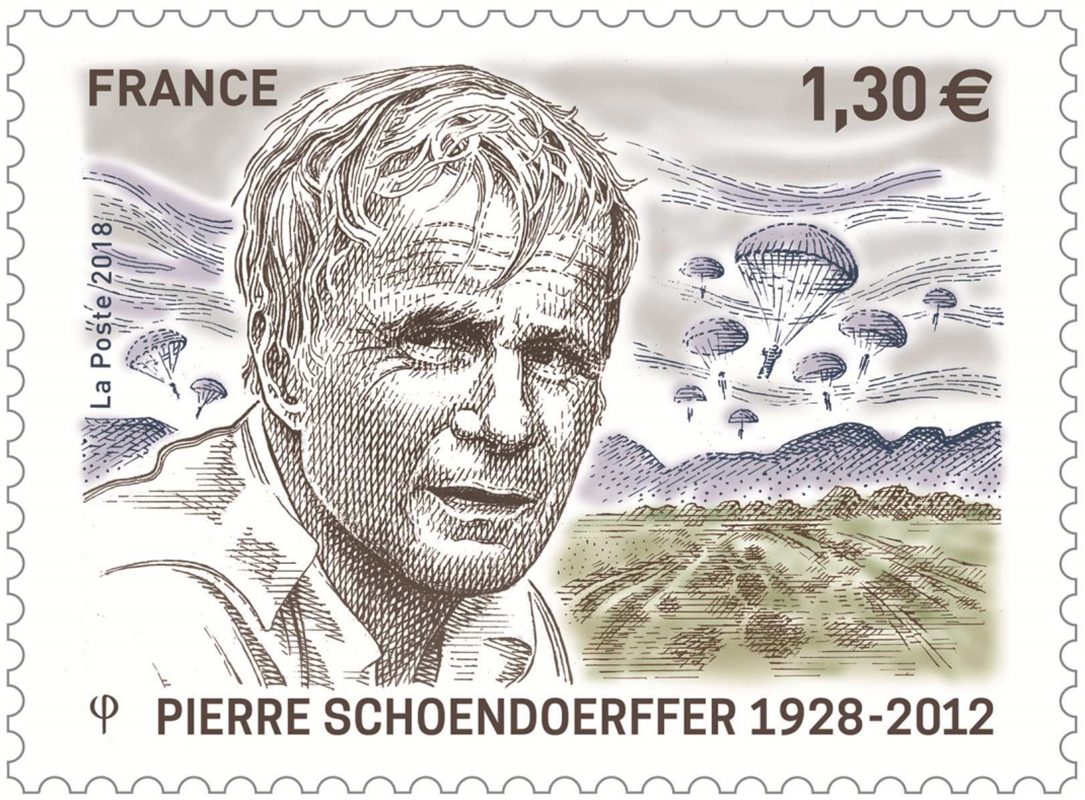 Marie-Noëlle Goffin dédicacera le timbre Pierre Schoendoerffer à Chamalières