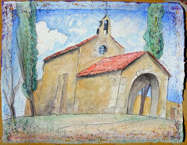 Fabrice Monaci, Chapelle, aquarelle (© F. Monaci)