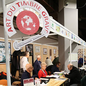 Stand ATG au Salon philatélique d'automne 2018(© ATG/L. Le Tiec)