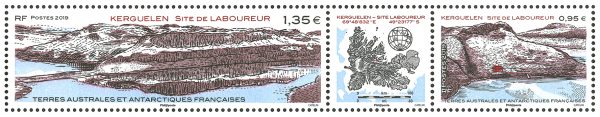 TAAF Kerguelen site de Laboureur Triptyque