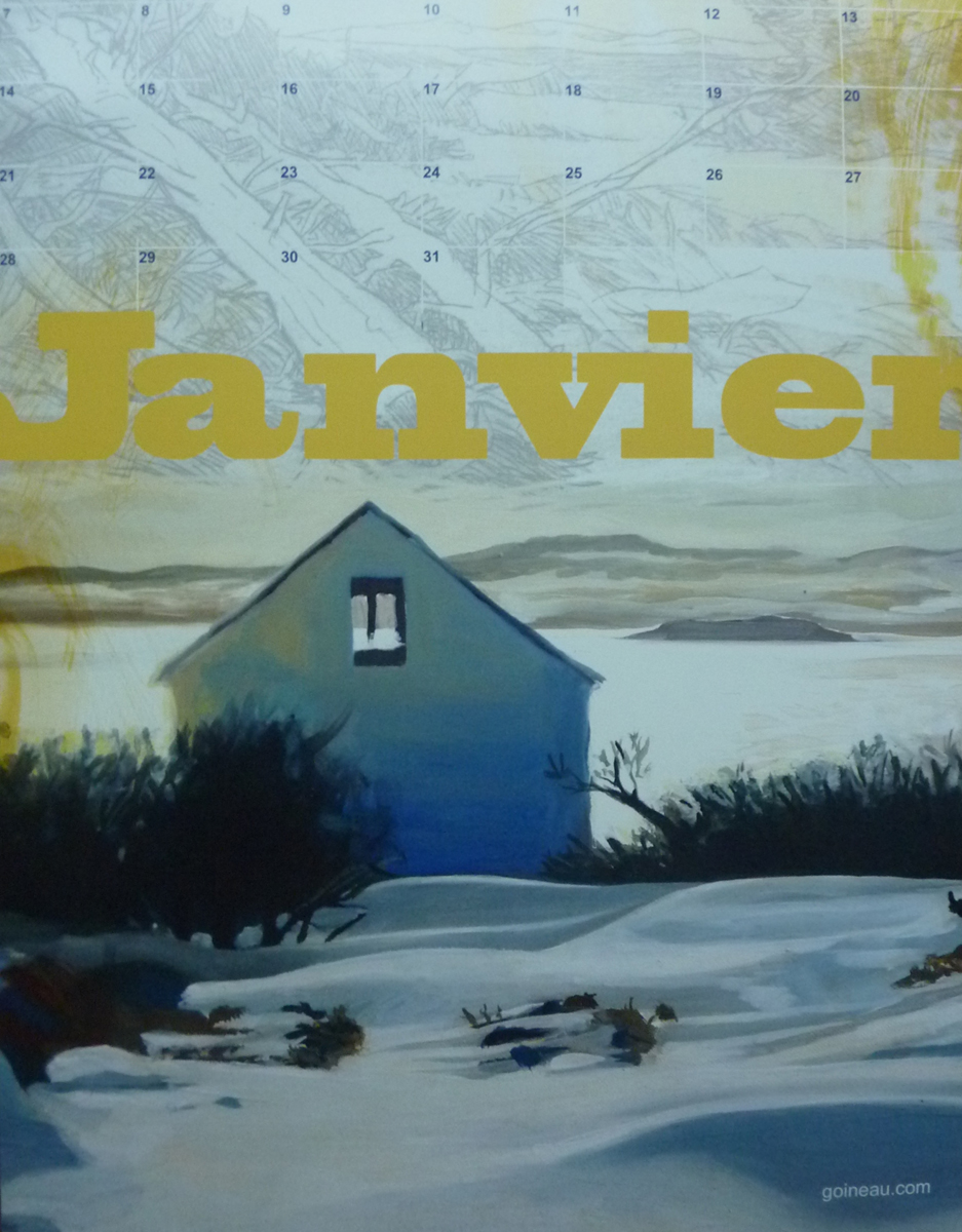 Raphaële Goineau édite son calendrier 2019