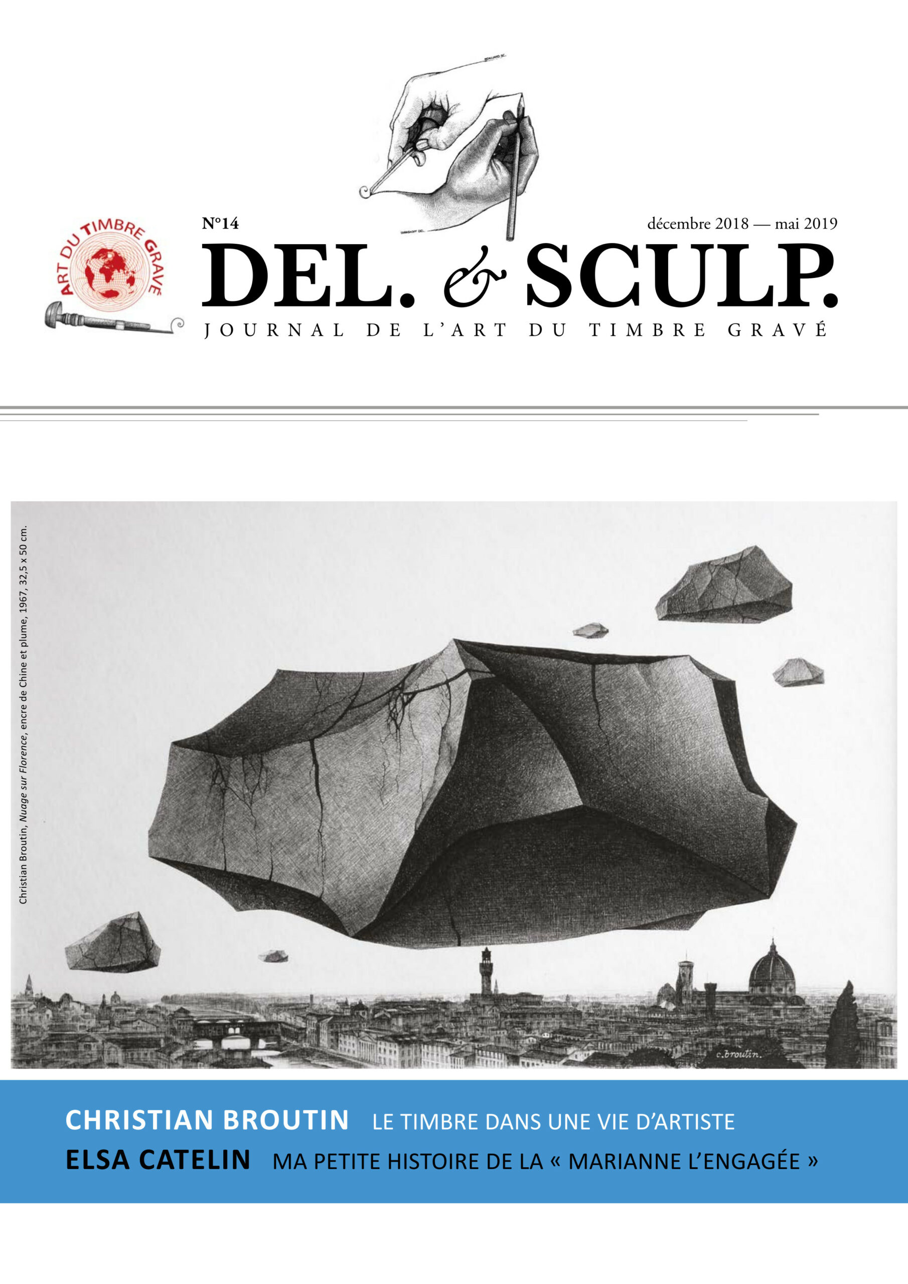 Parution de la revue Del. & Sculp. n° 14 en janvier 2019