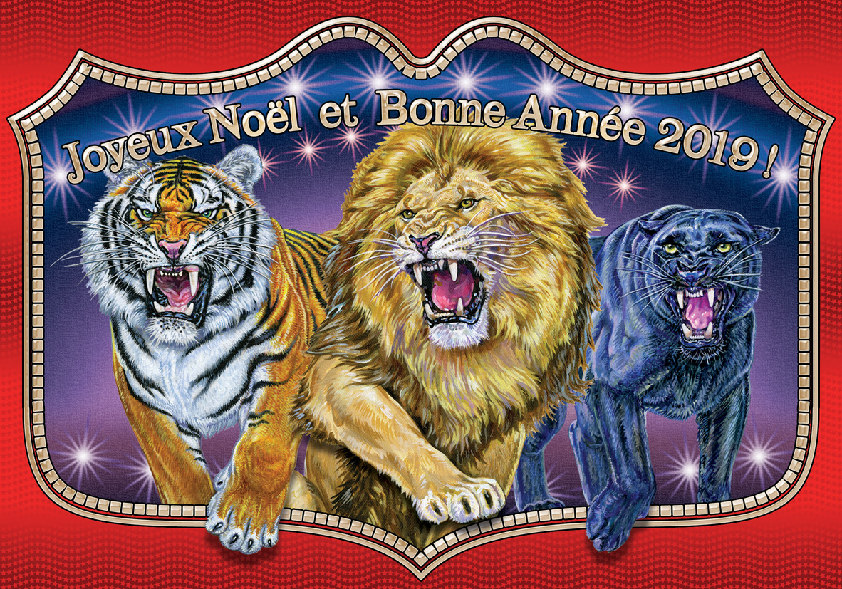 Les cartes de vœux 2019 des artistes ATG (de Mathilde Laurent à Elena Zaika)