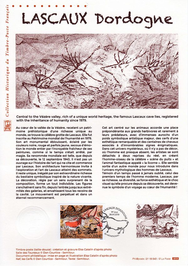 Document philatélique Lascaux