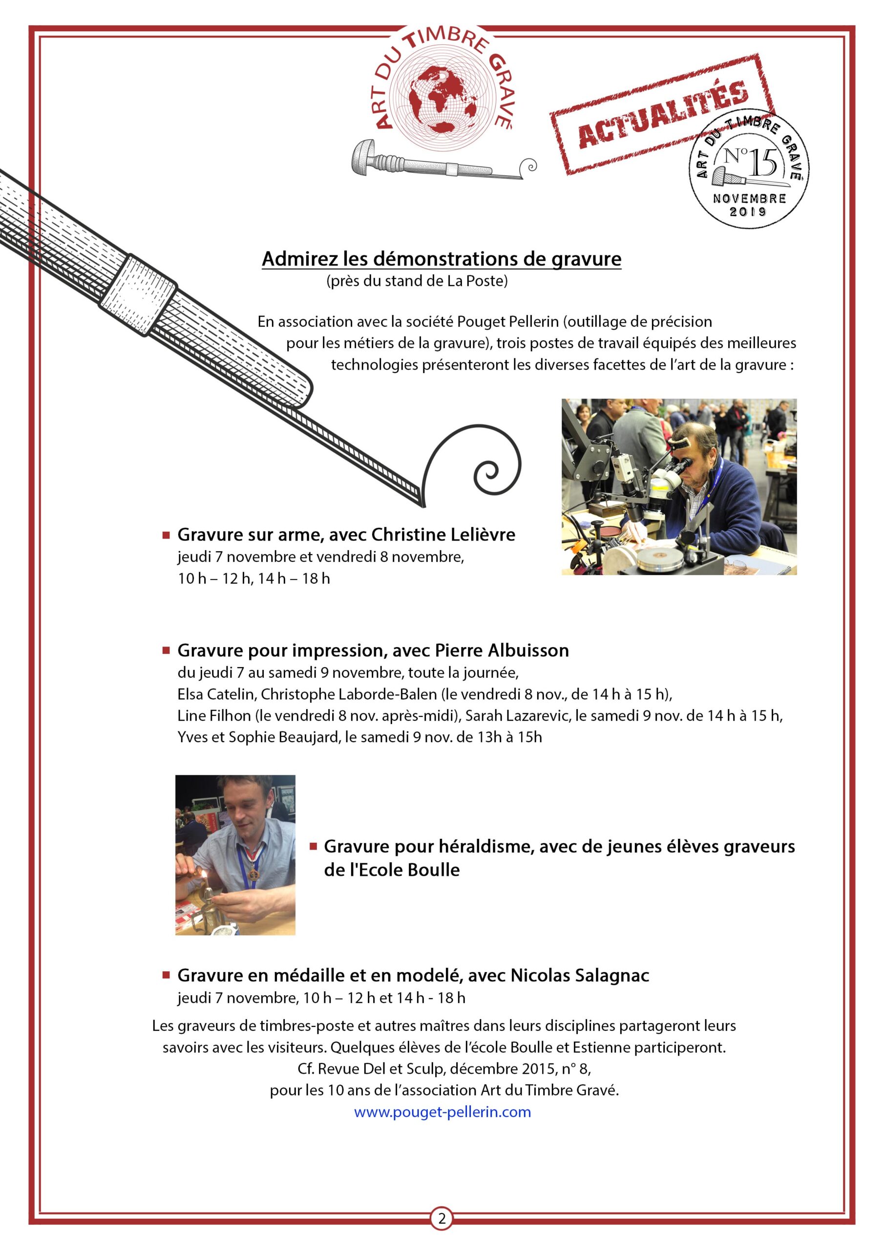 La lettre « ATG Actualités » n° 15 d&rsquo;octobre 2019 vient de paraître