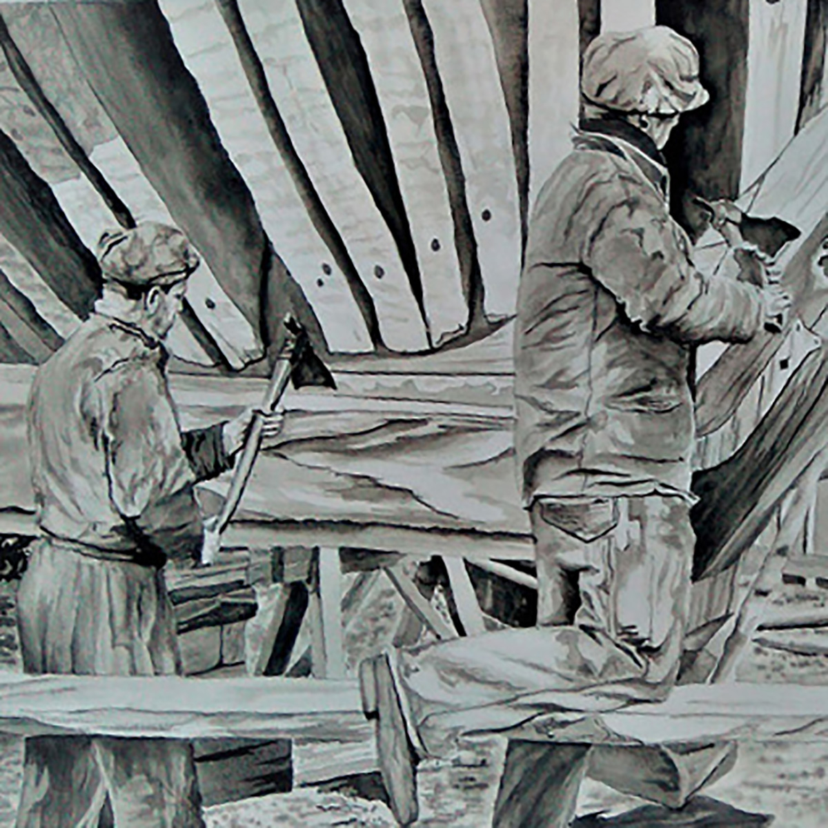 Retrouvez les créations de Joël Lemaine à Hiers-Brouage