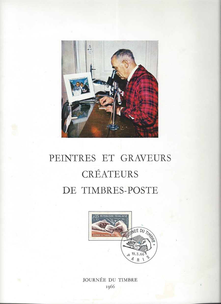 Les graveurs créateurs de timbres en 1966