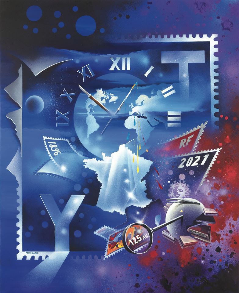 Thierry Mordant illustrera la couverture du catalogue Yvert & Tellier France 2021