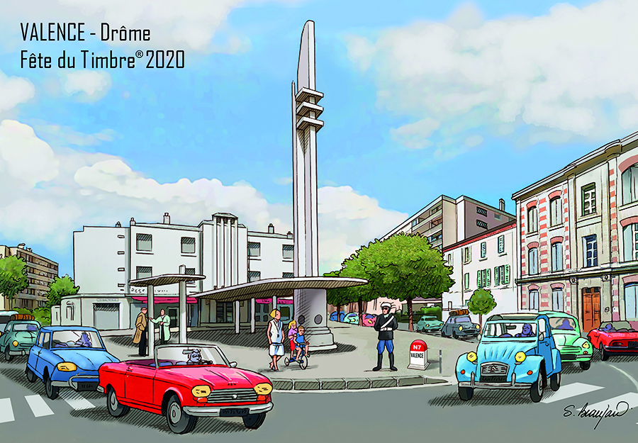 Fête du timbre à Valence avec Sophie Beaujard