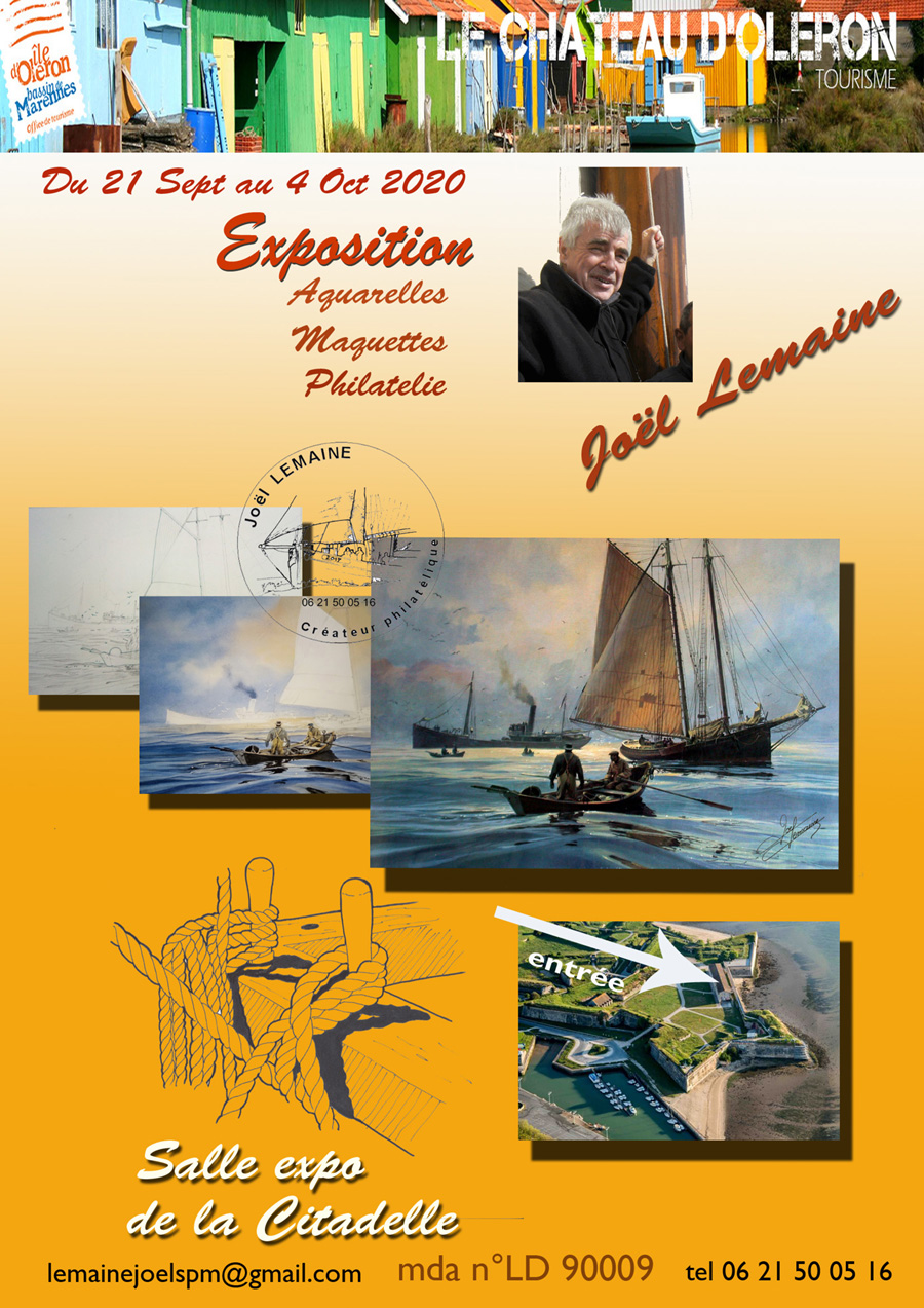 Joël Lemaine expose au Château d&rsquo;Oléron
