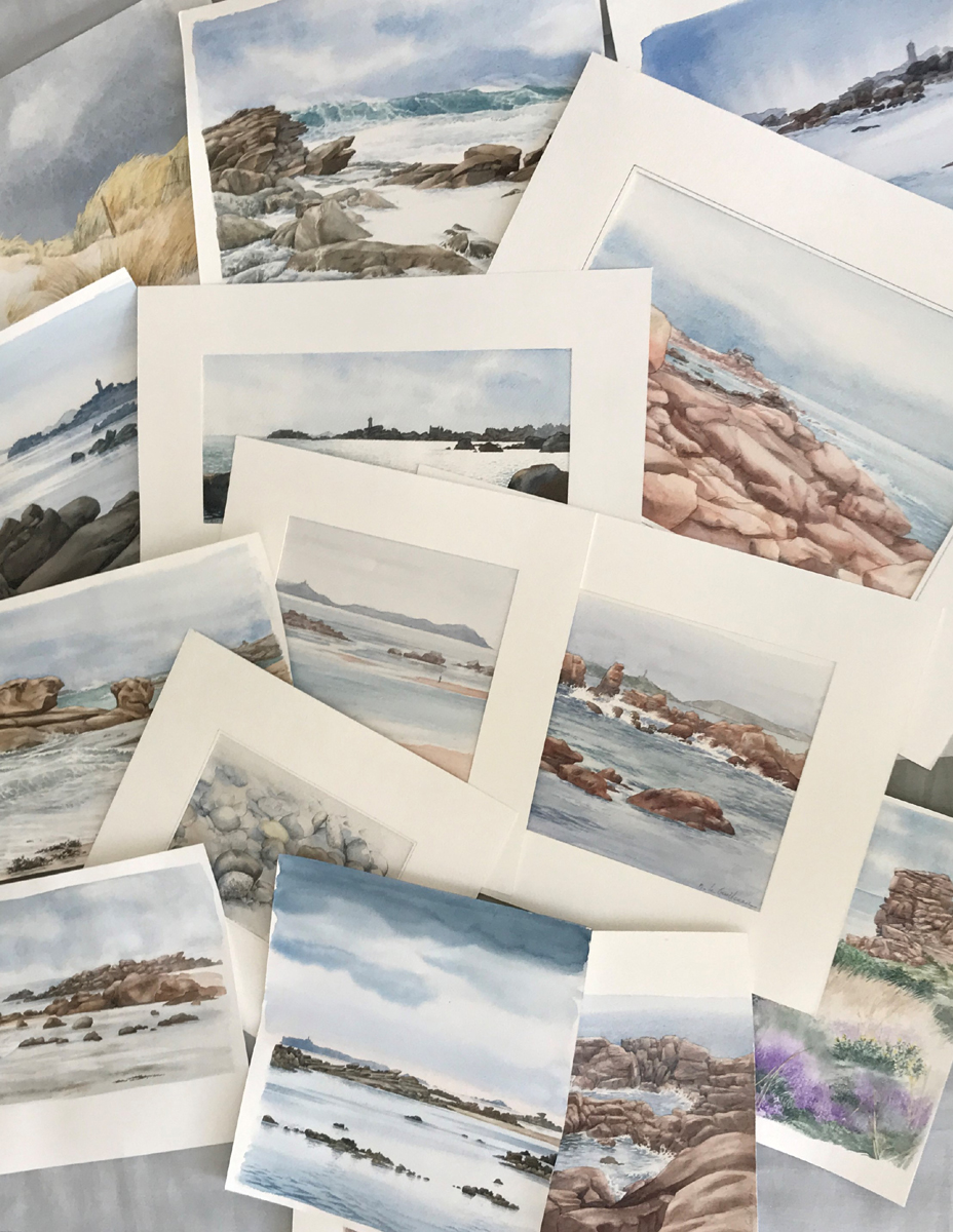 L’exposition « Paysages de la Côte de granit rose » de Noëlle Le Guillouzic à Perros-Guirec est reportée