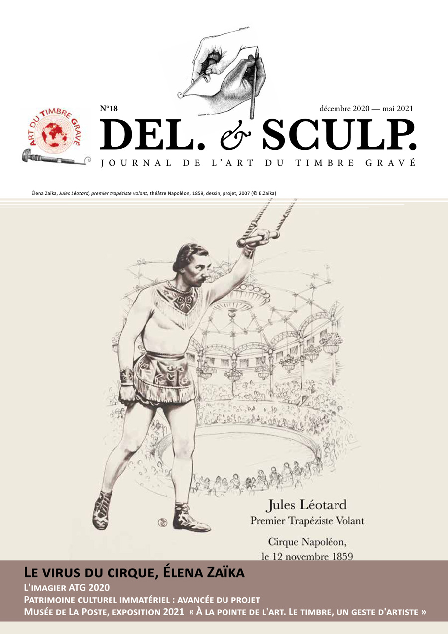 La revue ＂Del. & Sculp.＂ n° 18 expédiée aux adhérents ATG