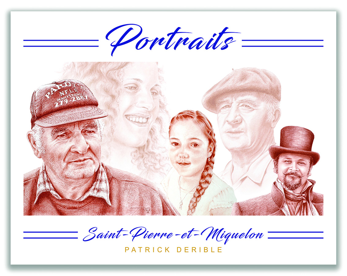 Parution du livre ＂Portraits - Saint-Pierre-et-Miquelon＂ de Patrick Dérible