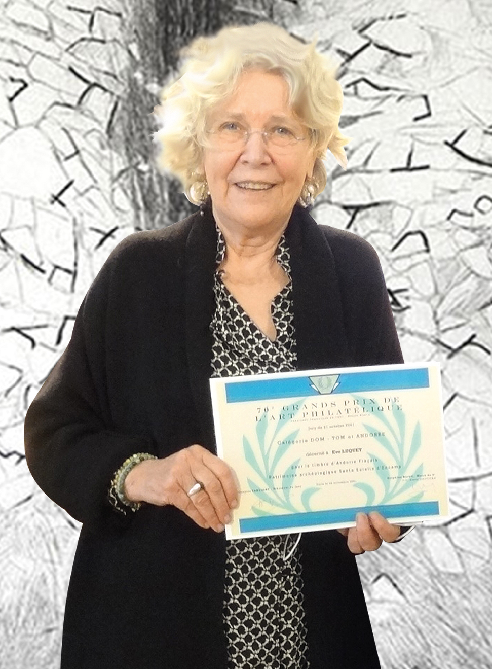 Entretien avec Eve Luquet dans l&rsquo;Echo de la Timbrologie