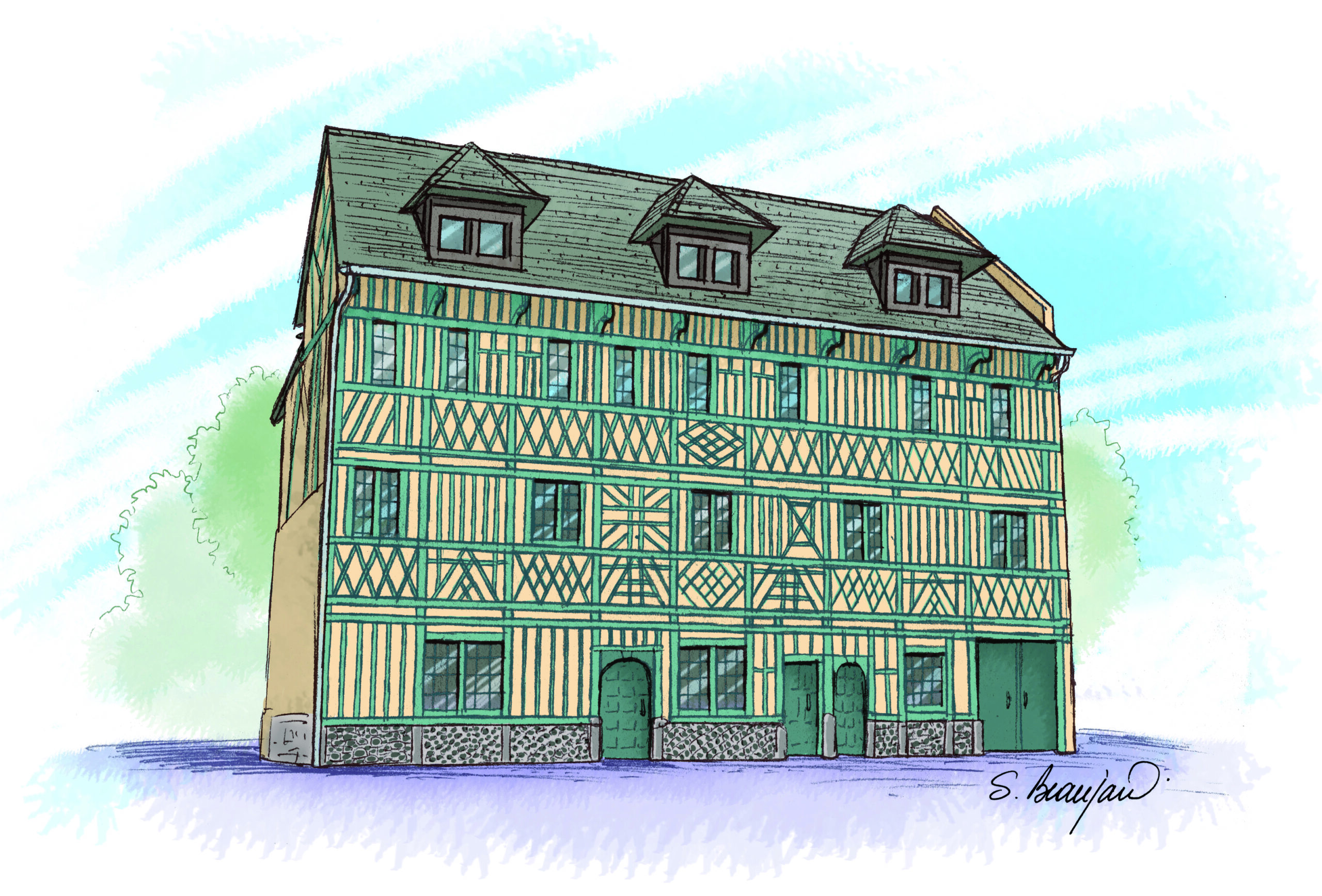 Sophie Beaujard en dédicace à Dieppe