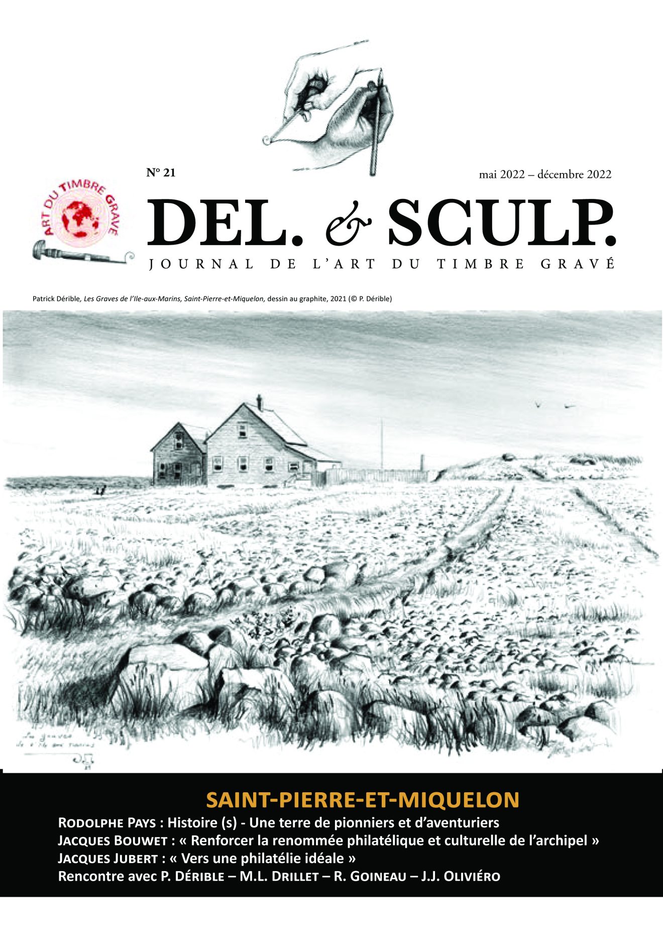 Del. et Sculp. de juin 2022 est un numéro spécial Saint-Pierre-et-Miquelon
