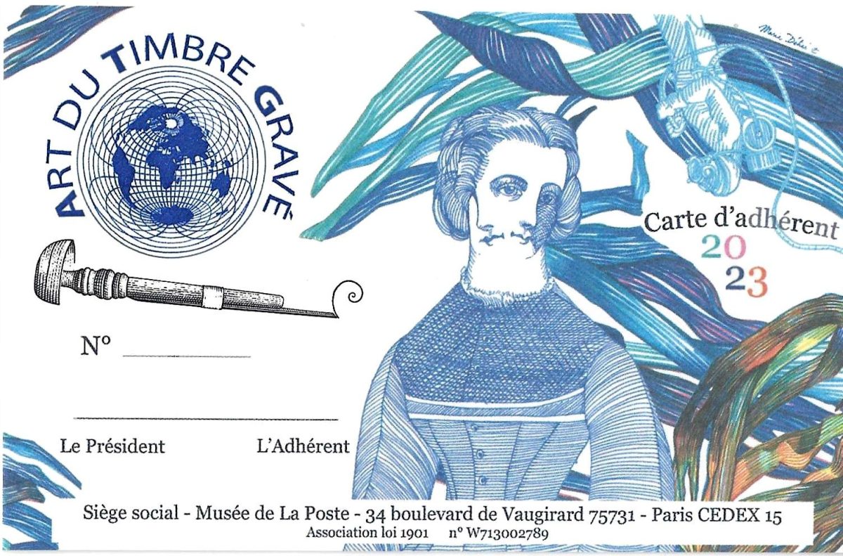 Marie Détrée illustre la carte d&rsquo;adhérent ATG 2023