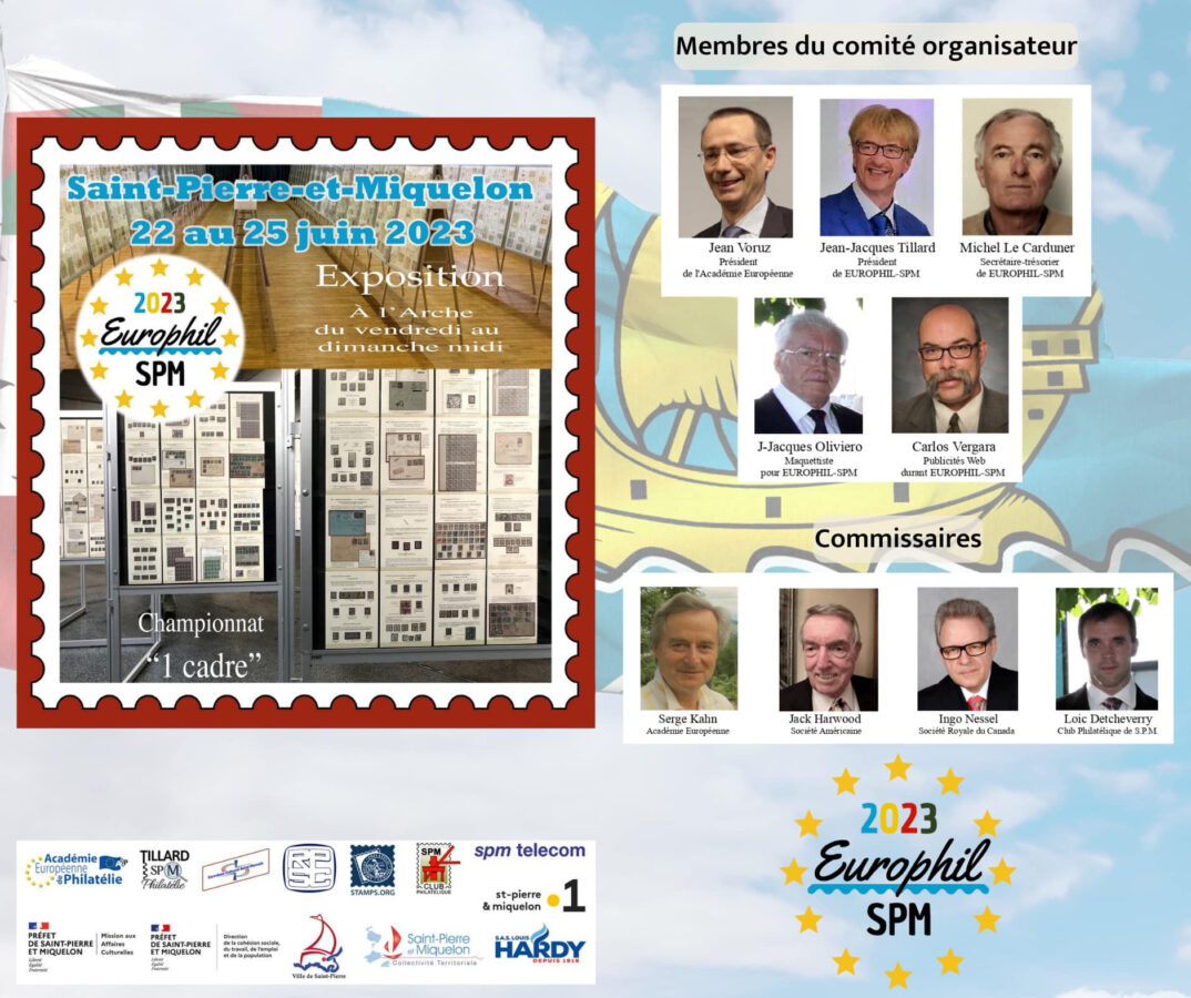 EUROPHILSPM 2023 à SaintPierreetMiquelon Art du Timbre Gravé