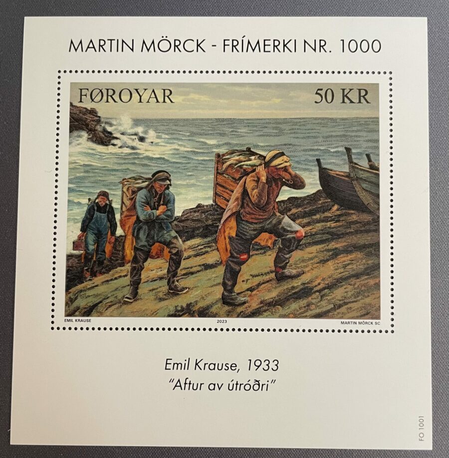 Martin Mörck a gravé son 1000e timbre !