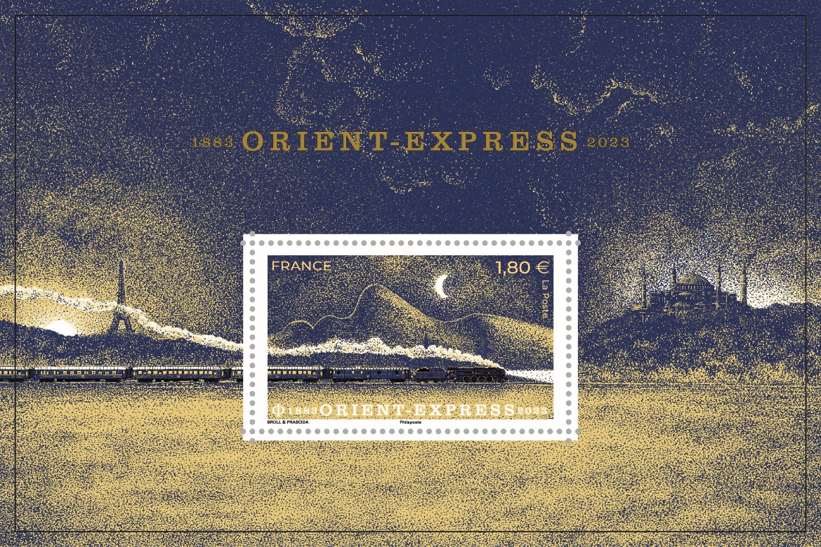 Broll et Prascida dédicace le bloc « Orient Express »