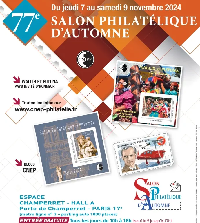 ATG et les artistes du timbre présents au salon philatélique d&rsquo;automne, Paris, 2024