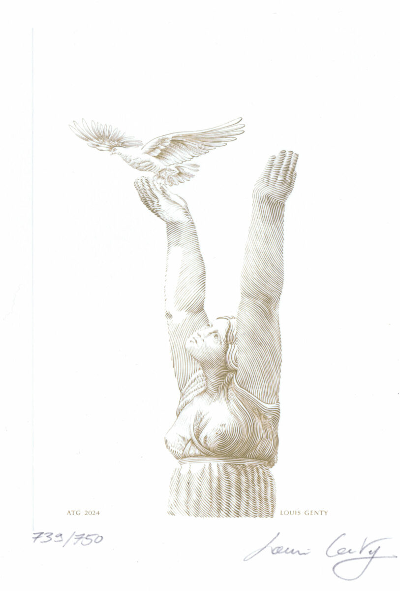 Gravure ATG 2024 de Louis Genty « Pour vous »