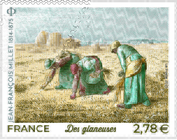 Sarah Lazarevic grave le timbre Jean-François Millet