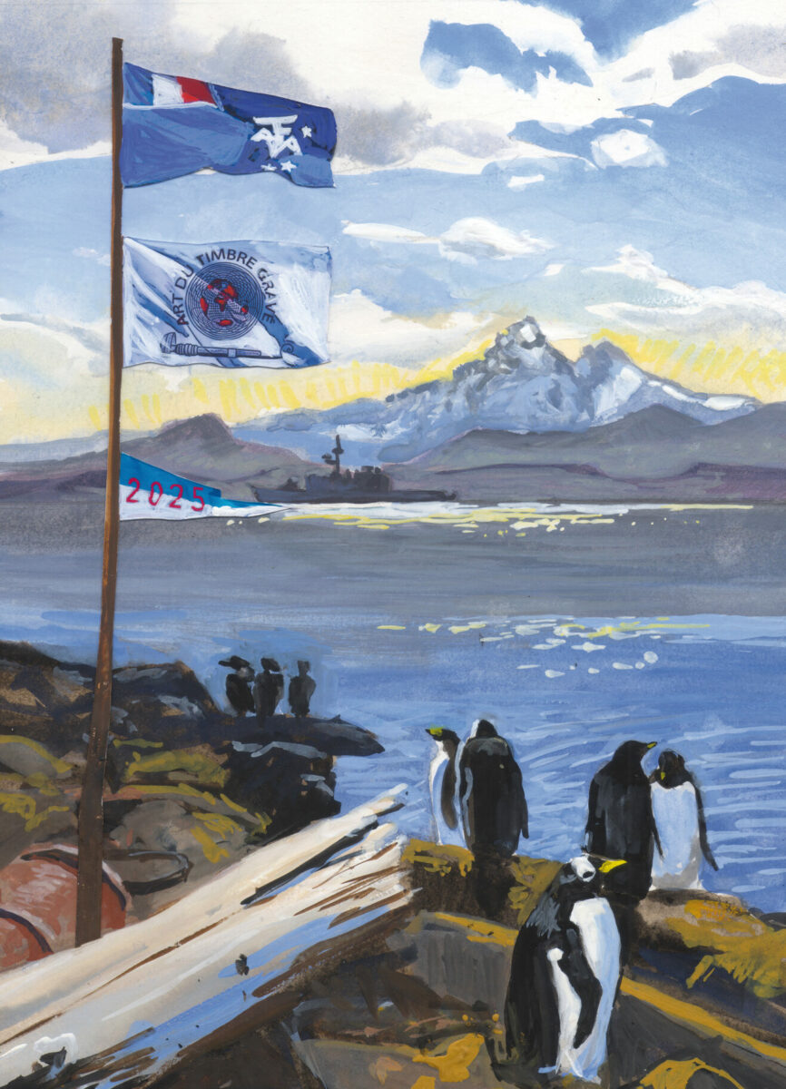 L’Art du Timbre Gravé vous souhaite une bonne année 2025 avec Raphaële Goineau