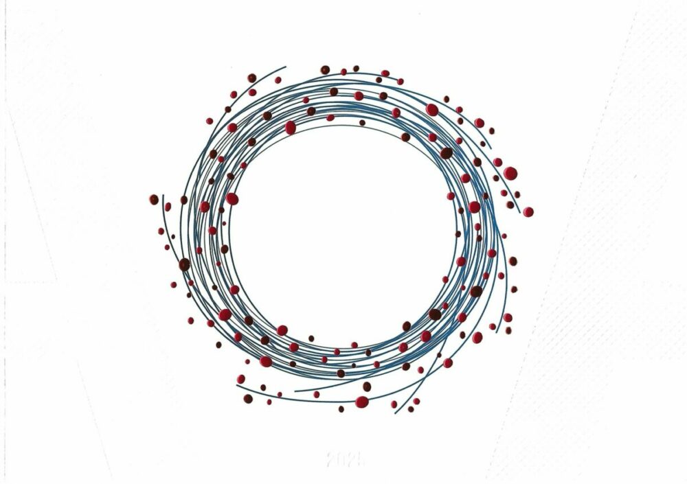 Ateliers A, Châtillon, carte de voeux 2025  imprimée (© Ateliers A)