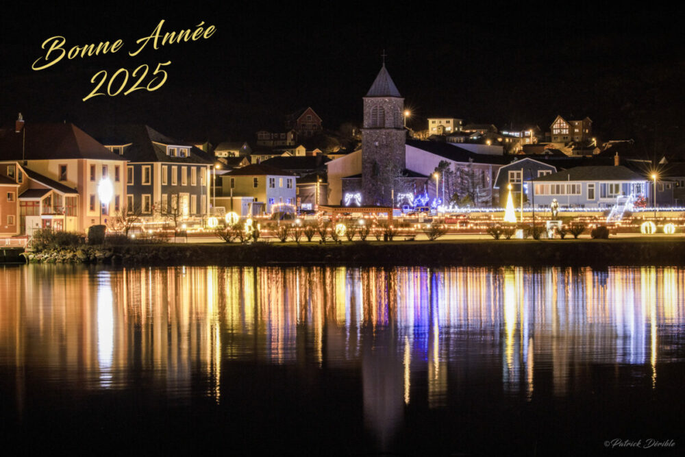 Patrick Dérible, carte de voeux 2025, photographie (© P. Dérible) 