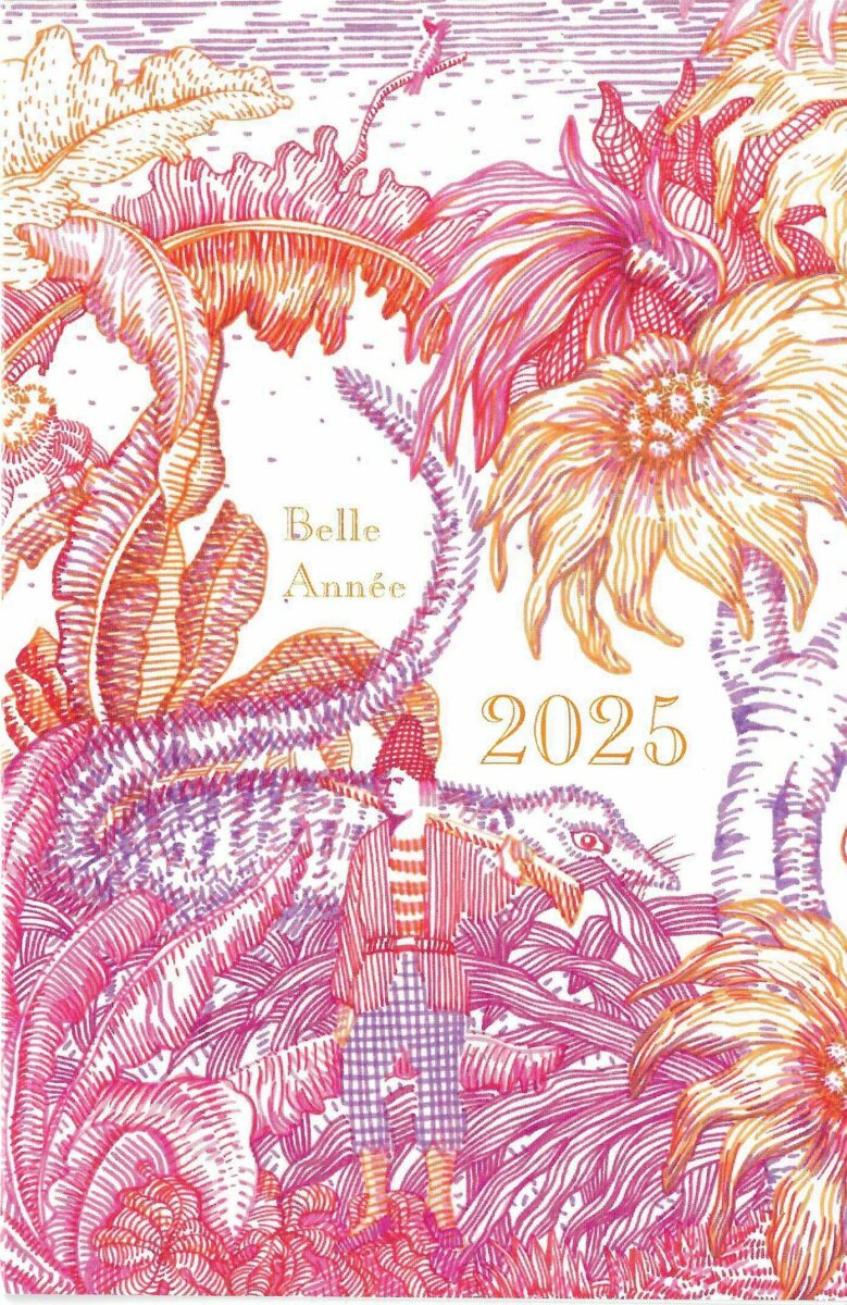 Marie Détrée, carte de voeux 2025 imprimée (© M. Détrée) 