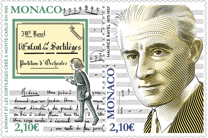 Sarah Lazarevic grave le timbre Maurice Ravel