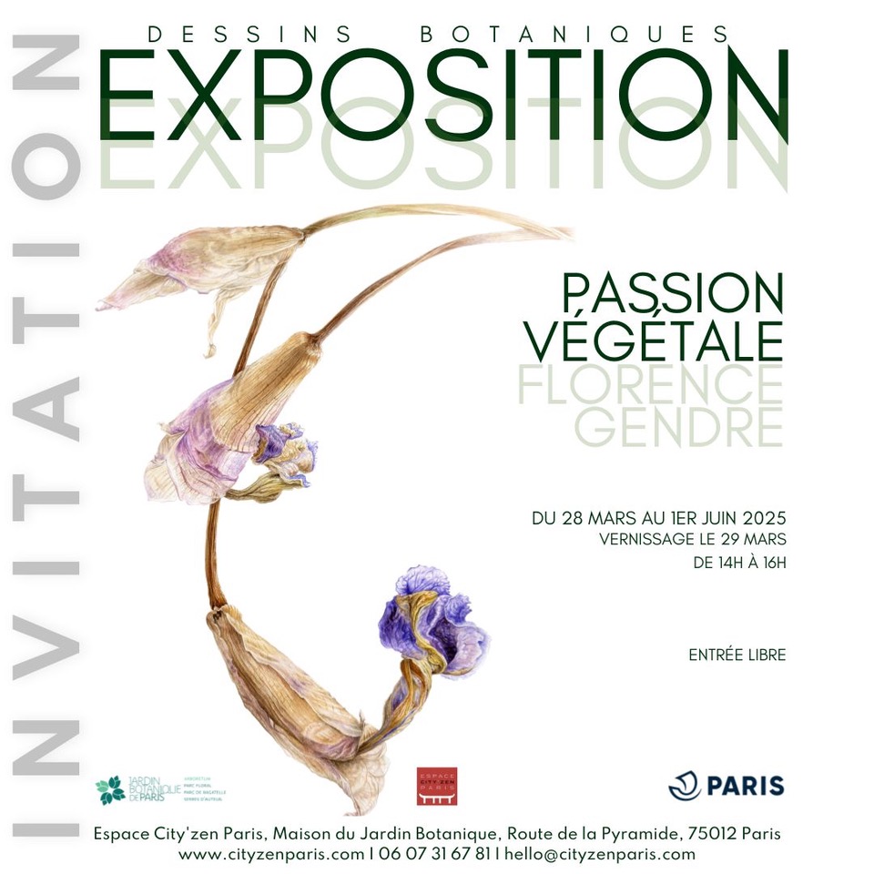 Exposition « Passion végétale » de Florence Gendre au Parc floral de Paris