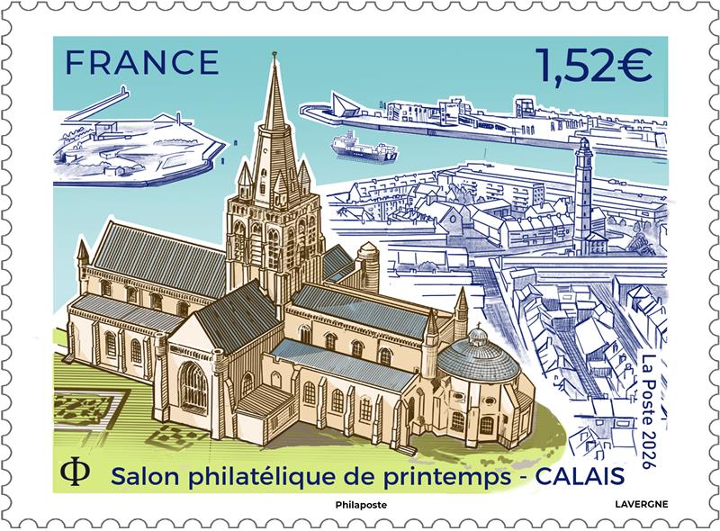 André Lavergne grave le timbre mettant à l&rsquo;honneur Calais