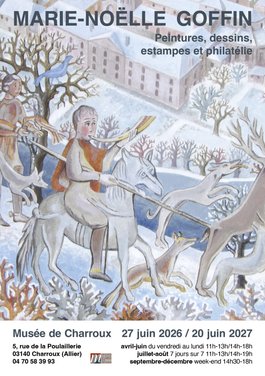 Marie-Noëlle Goffin expose au Musée de Charroux, Allier
