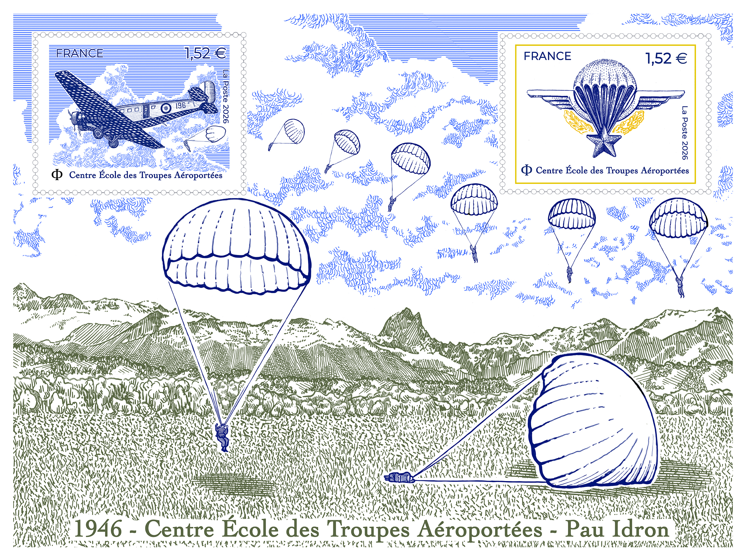 Christophe Laborde-Balen dédicace le bloc Centre École des Troupes Aéroportées – Pau Idron